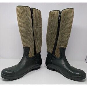 The Original Muck Boot Company Southfork Green Corduroy Boots Women's Size 10